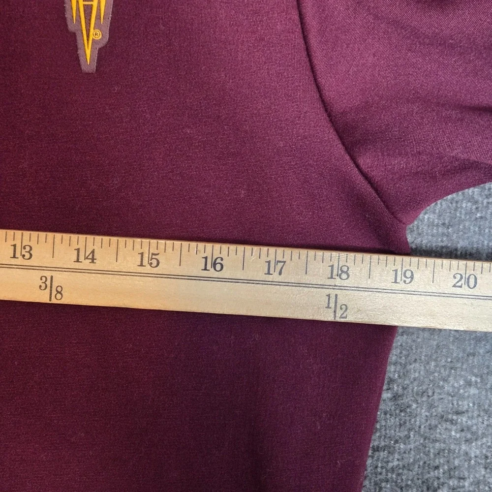 Adidas Arizona State ASU‎ Sun Devils Aeroready Team Full Zip Hoodie Sz Small